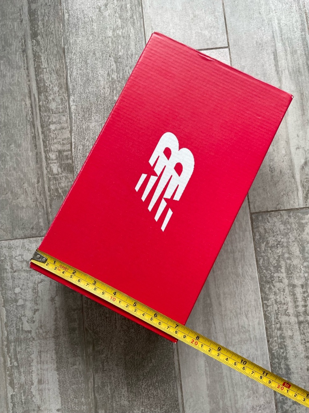 New Balance Red Shoe Box EMPTY Big White Logo